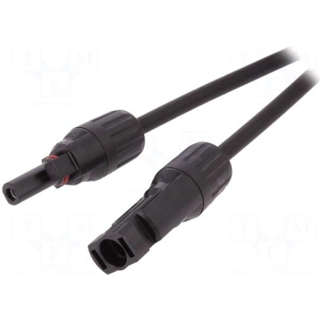 Cable: solar | plug | PIN: 1 | IP67 | 4mm2 | male,