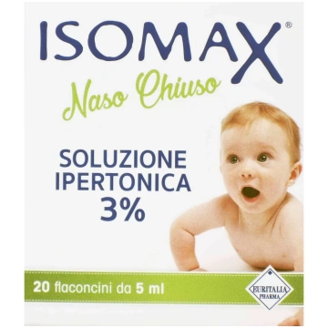 ISOMAX SOLUZIONE IPERTONICA 3% NASO CHIUSO 20 FLAC