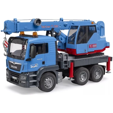 Celtņa kravas auto BRUDER MAN TGS Kran-LKW Zils AB