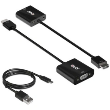 I/O ADAPTER HDMI TO VGA/AUDIO M/F CAC-1302 CLUB3D