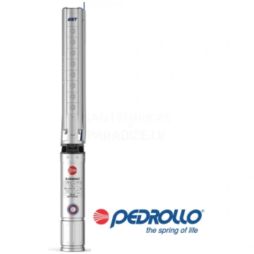 Pedrollo 6ST 60/8 nerūsējošā tērauda dziļurbuma sū