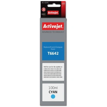 Activejet AE-664C Ink Bottle (Replacement, Epson T