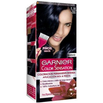 Matu krāsa Garnier Color Sensation, negro azulado 