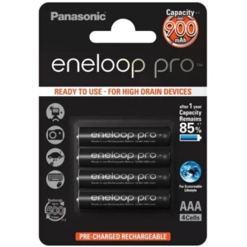 Uzlādējama baterija Panasonic Eneloop Pro AAA