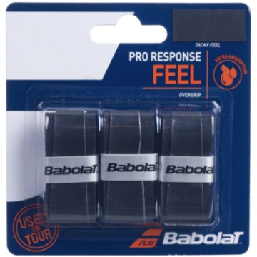 Overgrips BABOLAT Pro Response (3 gab.), melna