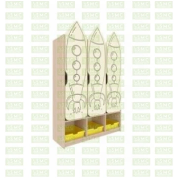 Trisvietīgs garderobes skapis 35503