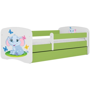 Bērnu gulta Kocot Kids Babydreams Elephant, balta