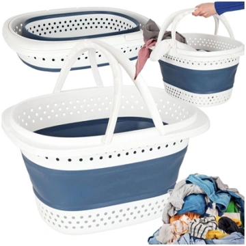 RoGer Foldable Silicone Laundry Basket 32L 5903039