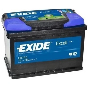 Akumulators 74Ah / 680A 278x 175x 190mm EXIDE EB74