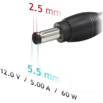 Zasilacz do laptopa Akyga 60 W 2.5 mm 5 A 12 V (AK