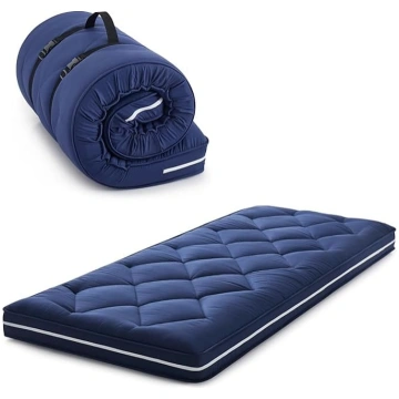 Jamdok Single Roll Up Floor Mattress, Memory Foam 