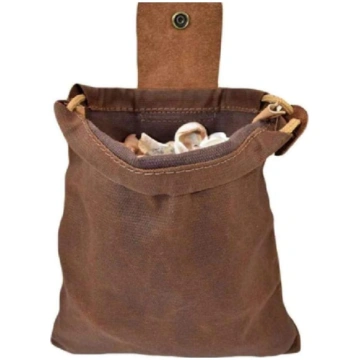 Kanvas barības maiss, ādas un Bushcraft maiss, sal