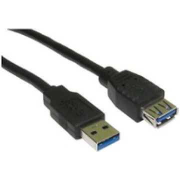MicroConnect USB3.0 A-A 1m M-F Black ( USB3.0AAF1B