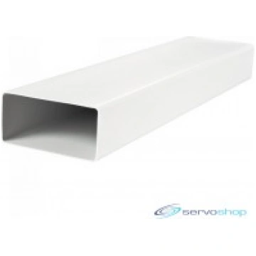 Plastmasas plakanais kanāls 110x55 mm, 0.5 m