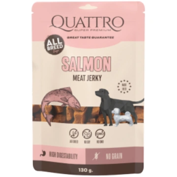 Quattro Jerky Salmon Protein Ba Barības piedeva pi