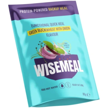 WiseMeal ātrā maltīte - Zaļie griķi ar sīpolu