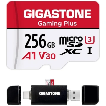 Tikai Switch 1: GIGASTONE 256GB Micro SD karte ar