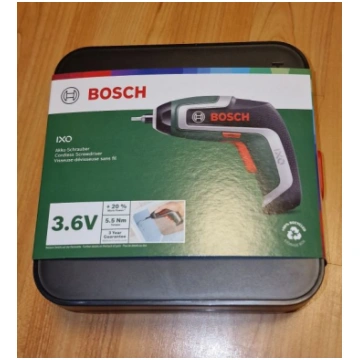 BOSCH Skrūvgriezis IXO 7 New + Uzgaļi + Koferis, a