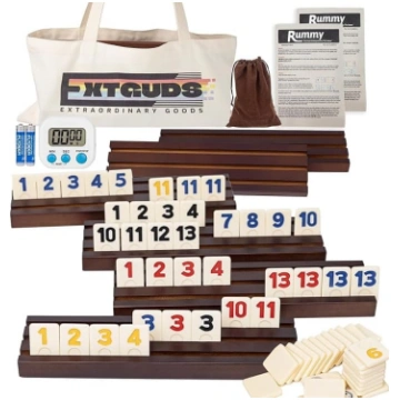 Extguds Rummy kauliņu spēles komplekts 6 spēlētāji