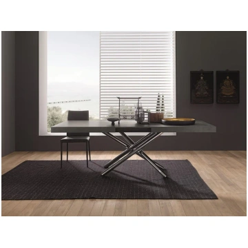 Fahrenheit fixed or extendible dining table with m