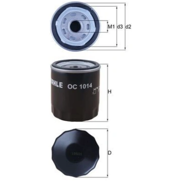 Eļļas filtrs KNECHT OC 1014
