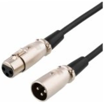Deltaco Audio cable XLR - XLR 1m black aksesuārs X
