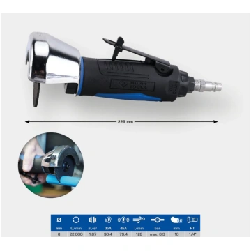 Brilliant Tools Pneimatiskā leņķu disku slīpmašīna