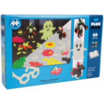 Plus Mini Glow Basic Blocks 360 gab. tumsā spīdošs