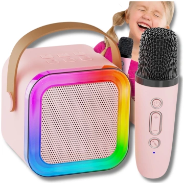 Bezvadu Bluetooth karaoke skaļrunis ar mikrofonu u