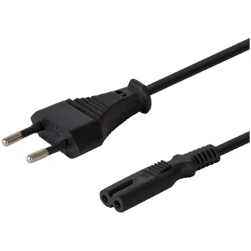 SAVIO Power cable (M) 2pin, 1.2m CL-97