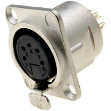 Connector: XLR; socket; female; PIN: 5; straight; 