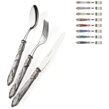 Set Posate Colorate 4 pezzi 1 posto tavola posate 