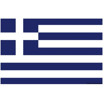 Flag Greece 20 x 30 cm (35.452.01) Osculati