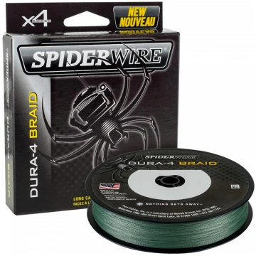 SpiderWire Dura 4 pīta līnija Moss Green 0.14