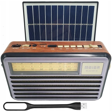 Radio Vega RADIO PRZENOŚNE LIWA RETRO Z PANELAM SO