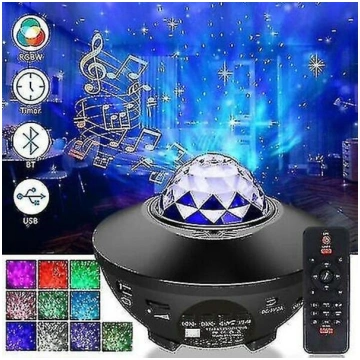 Projektors Bluetooth LED Galaxy Starry Night Light