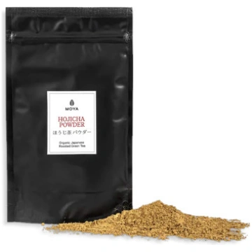 Moya Hojicha bioloģisks grauzdētas zaļās tējas pul