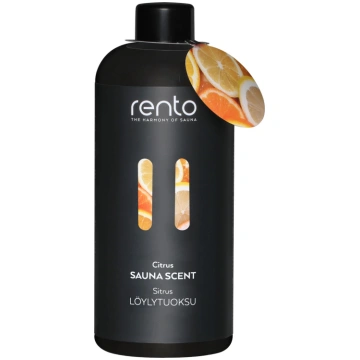 Saunas aromāts Rento CITRUS, 400 ml Melna krās.-Dz