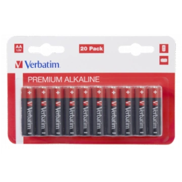 Verbatim Baterijas Verbatim AA Premium Alkaline 20