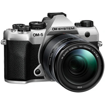 OM System OM-5 Mark II + 14-150mm II (silver)