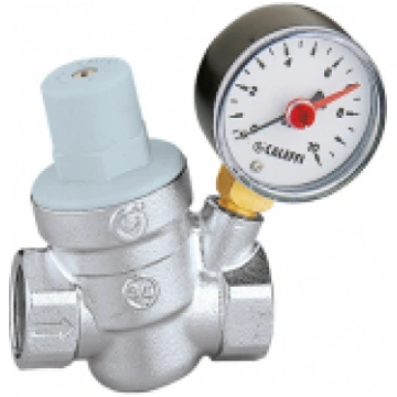 Spiediena reduktors ar manometru 1" CALEFFI 533461