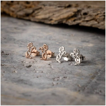 Jo's Unique Handmade Jewels auskari Horse