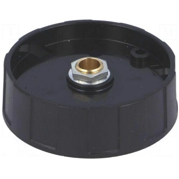Knob | without pointer | ABS | Øshaft: 6mm | Ø50x1