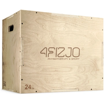 Pliometriskā kaste 4FIZJO Jump Box 50 x 75 x 60 cm