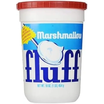 Marshmallow Fluff - veģetārie maršmelou - bez glut