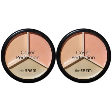 THE SAEM Cover Perfection Triple Pot Concealer 01 