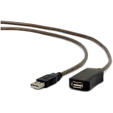 Gembird USB A/USB A M/F 5m USB cable USB 2.0 Black