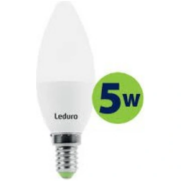 Spuldze LED 5W E14 4000K Leduro