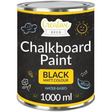 Creative Deco Whiteboard Paint 1000 ml, necaurspīd