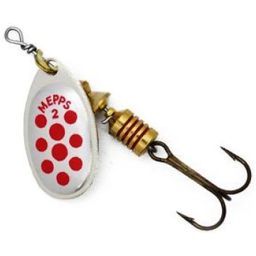 Mepps AGLIA DECOREE-2 4,5g Silver/Red Dots